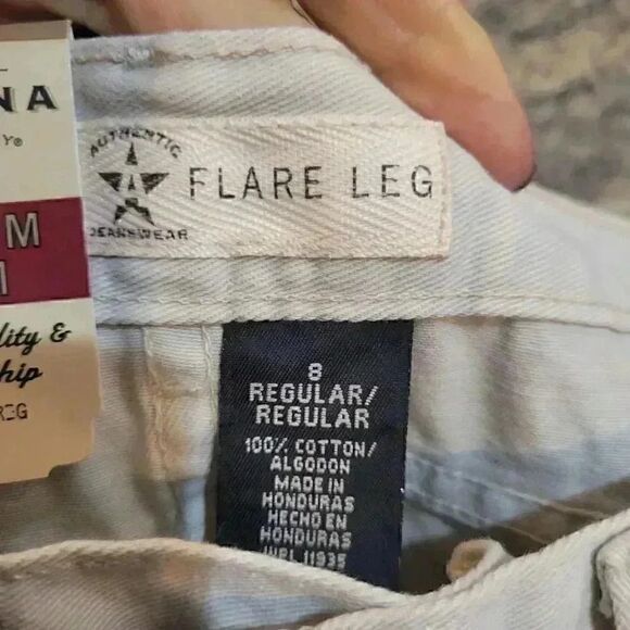 Arizona Jean Co Girl's Stone Cotton Flare Bootcut Jeans - Picture 8 of 11